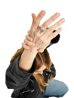 UNOde50 Ser Invencible Open Wing Ring, Silver - view 2, Silver