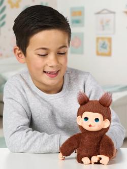 Little Live Pets My Baby Monkey Minis Chikki Cherry Soft Toy, Brown - view 2, Multi