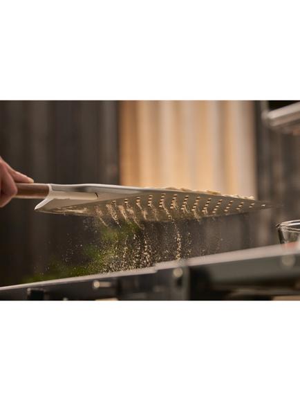 Ooni Signature Perforated 12" (30cm) Pizza Peel with FSC-Certified (Walnut Wood) Handle - view 2, Black