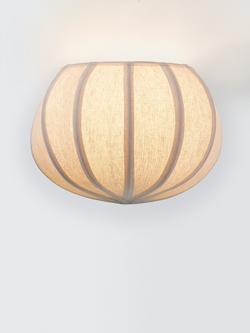 John Lewis Pumpkin Wall Light, Natural, Natural