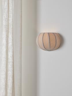 John Lewis Pumpkin Wall Light, Natural - view 2, Natural