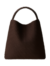 NAGHEDI Nomad Large Hobo Bag, Chocolate