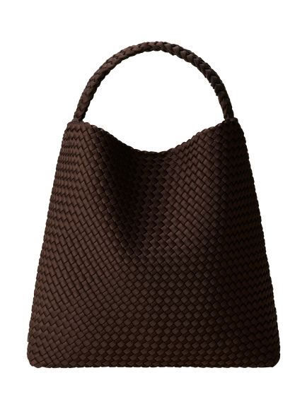 NAGHEDI Nomad Large Hobo Bag, Chocolate, Chocolate