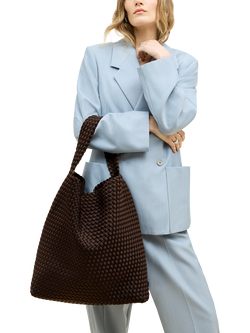 NAGHEDI Nomad Large Hobo Bag, Chocolate - view 2, Chocolate