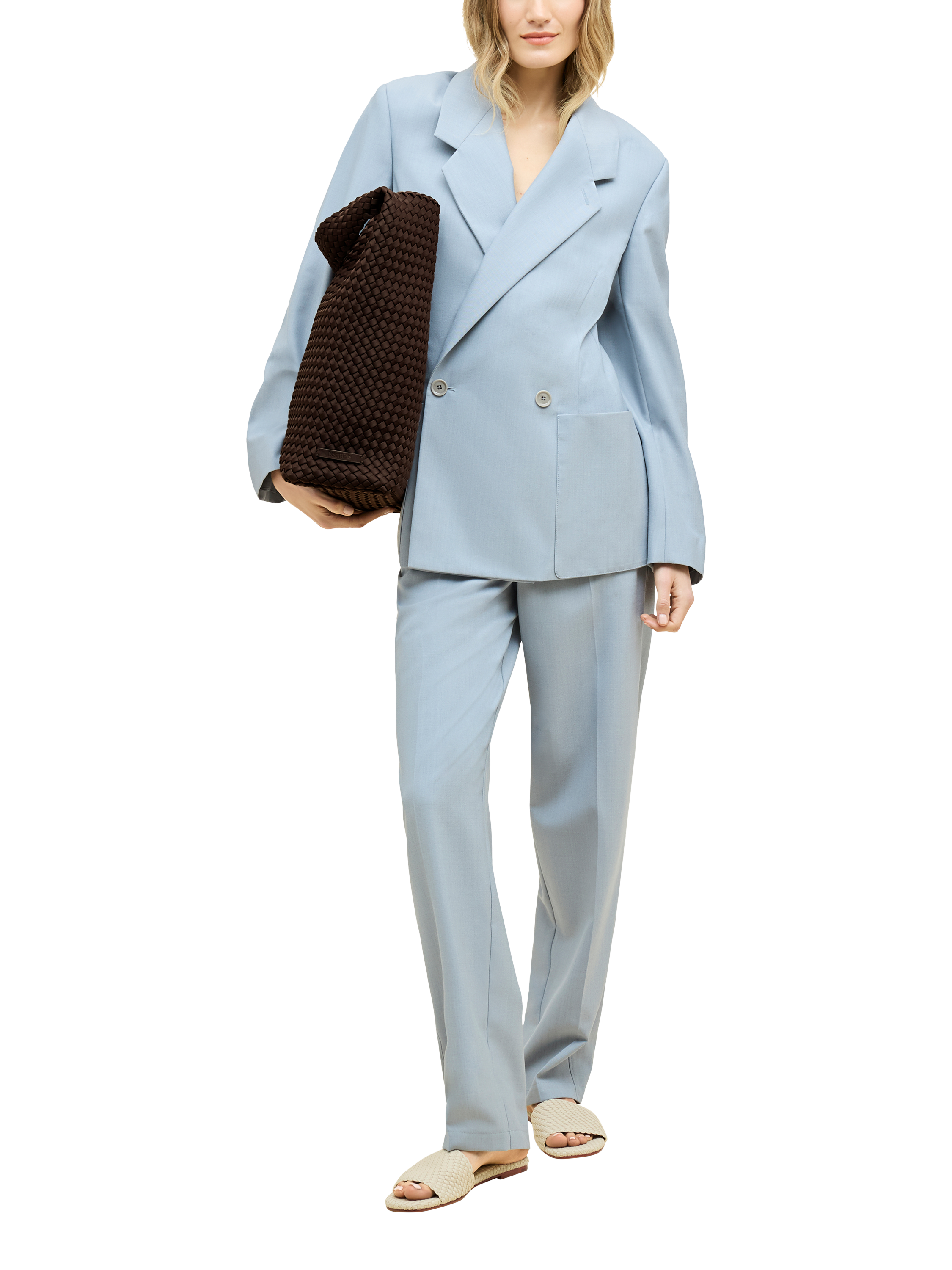 Product image 6 of 6, which shows NAGHEDI Nomad Large Hobo Bag, Chocolate