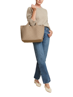 NAGHEDI St. Barths Medium Tote Bag, Cashmere - view 2, Cashmere
