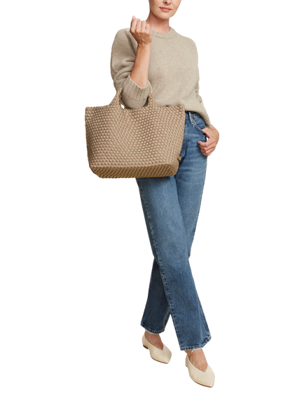 NAGHEDI St. Barths Medium Tote Bag, Cashmere - view 2, Cashmere