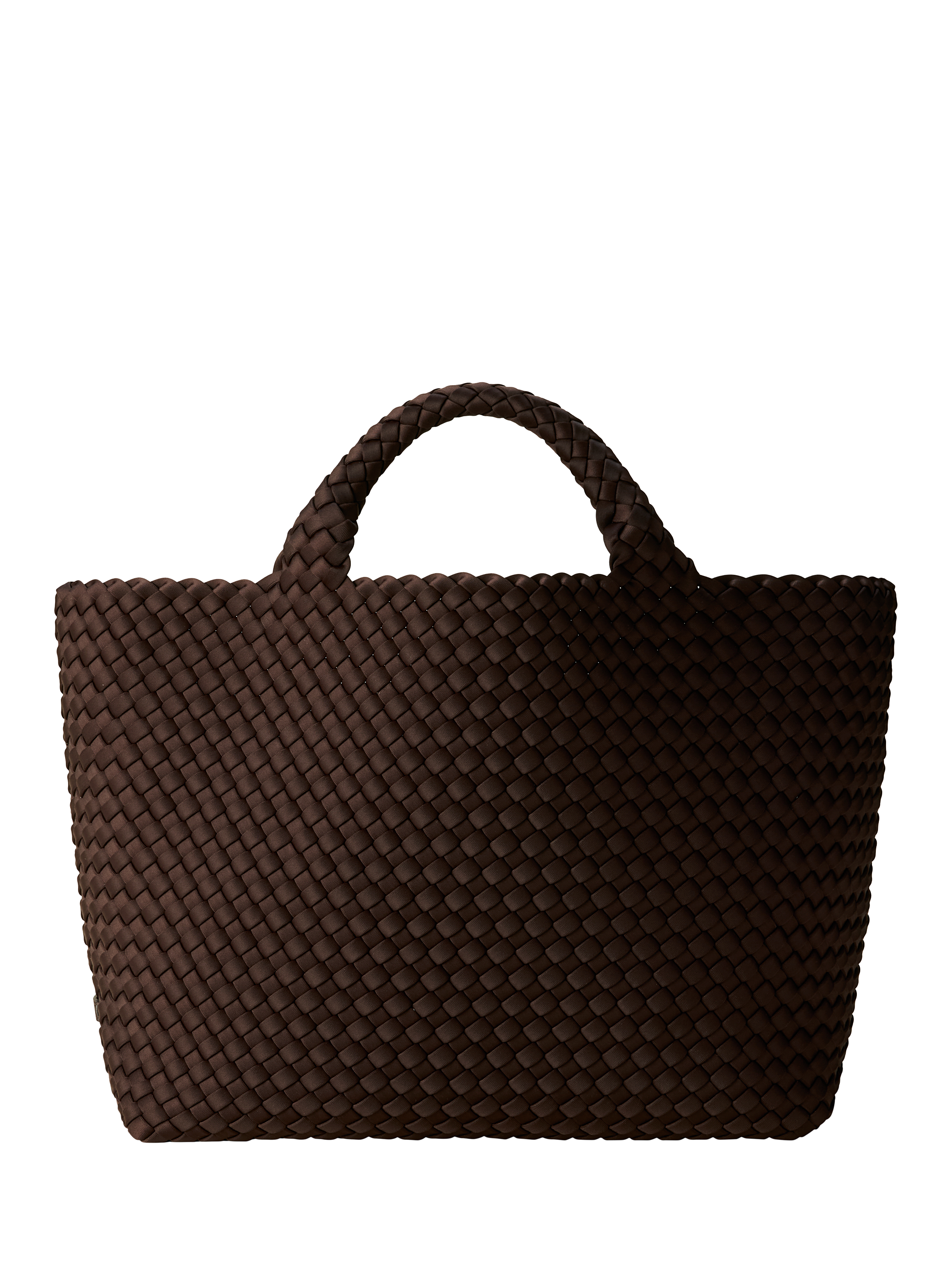 Product image 1 of 6, which shows NAGHEDI St. Barths Medium Tote Bag, Chocolate