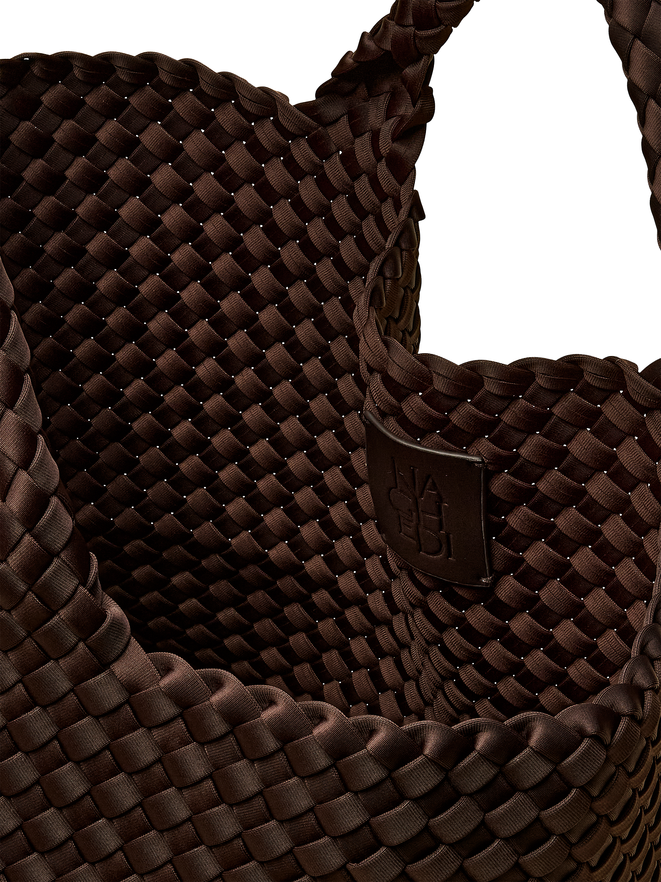 Product image 3 of 6, which shows NAGHEDI St. Barths Medium Tote Bag, Chocolate