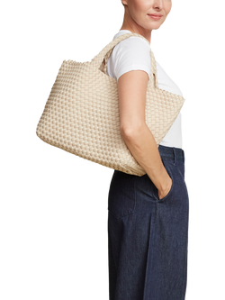 NAGHEDI St. Barths Medium Tote Bag, Ecru - view 2, Ecru