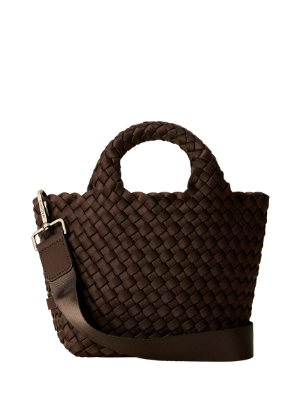 NAGHEDI Petite St. Barths Tote Bag, Chocolate, Chocolate