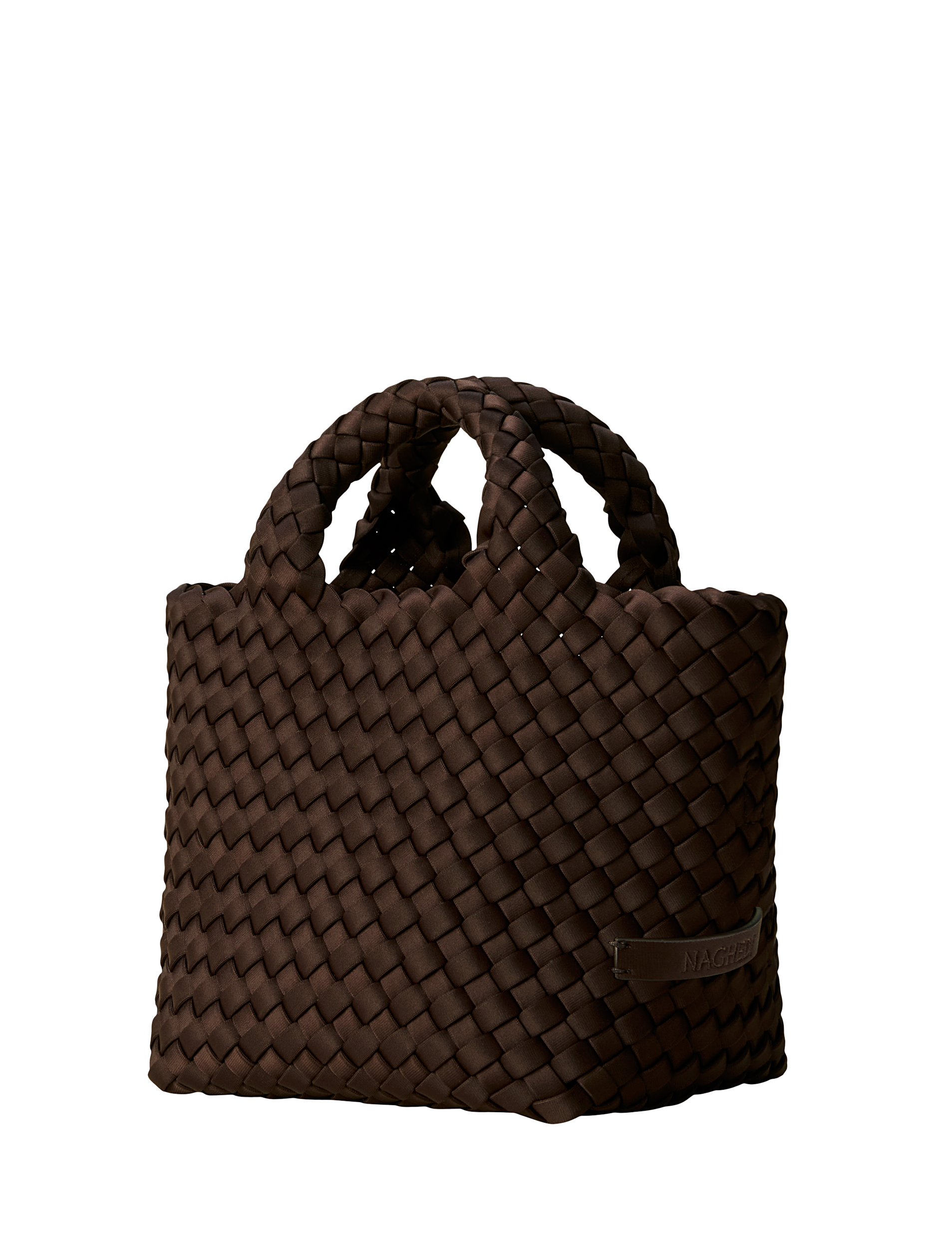 Product image 3 of 6, which shows NAGHEDI Petite St. Barths Tote Bag, Chocolate