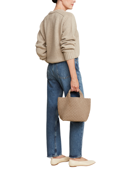NAGHEDI Small St. Barths Tote Bag, Cashmere - view 2, Cashmere