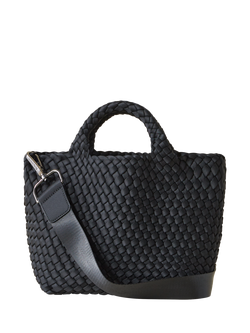 NAGHEDI Small St. Barths Tote Bag, Onyx, Onyx
