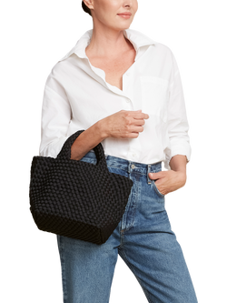 NAGHEDI Small St. Barths Tote Bag, Onyx - view 2, Onyx