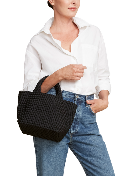 NAGHEDI Small St. Barths Tote Bag, Onyx - view 2, Onyx