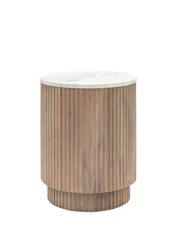 Gallery Direct Marmo Marble Top Side Table, 