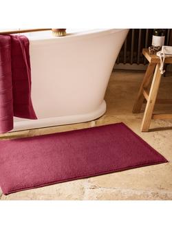 Christy Highgate Turkish Cotton Bath Mat - view 2, Blackberry