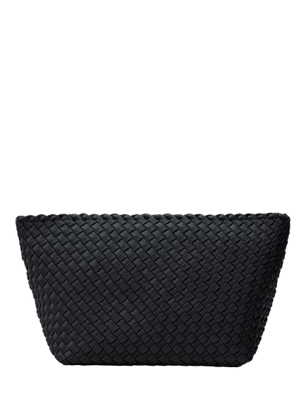 NAGHEDI Portofino Large Cosmetic Pouch, Onyx, Onyx