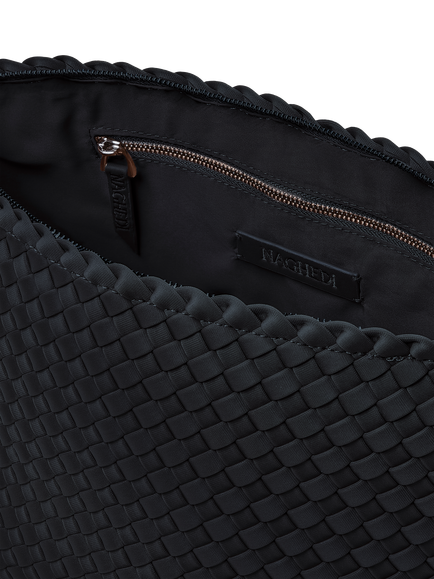 NAGHEDI Portofino Large Cosmetic Pouch, Onyx - view 2, Onyx
