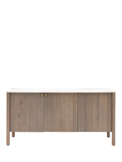Gallery Direct Marmo Marble Top 3 Drawer Sideboard, 