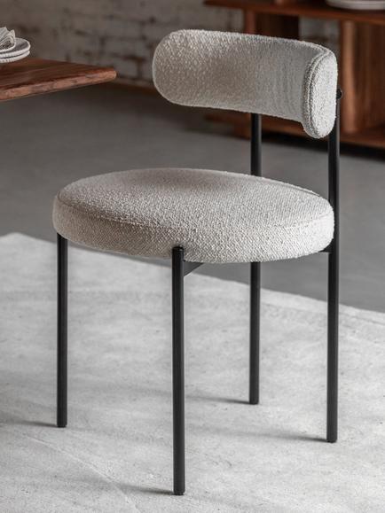 Gallery Direct Aveley Dining Chair, Set of 2, Vanilla - view 2, Natural