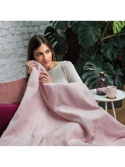 Dreamland Luxury Heated Throw - view 2, Pink