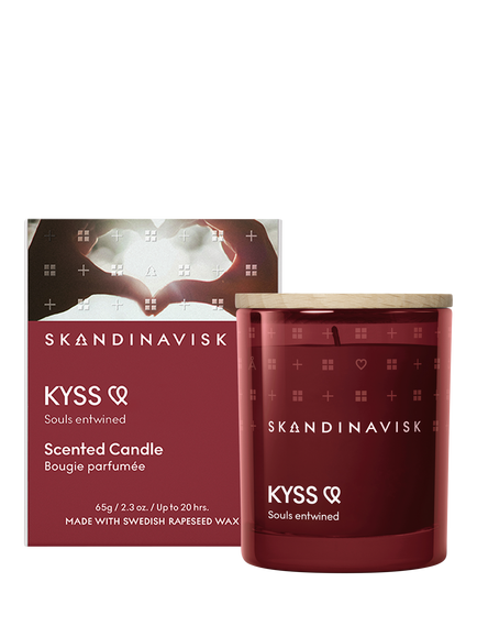 SKANDINAVISK Kyss Scented Candle, 65g, Red