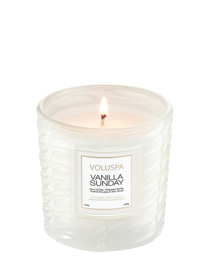 Voluspa Vanilla Sunday Scented Candle - view 2, White