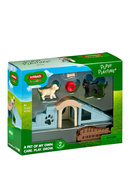schleich Farm World Puppy Playtime Playset - view 2, Multi