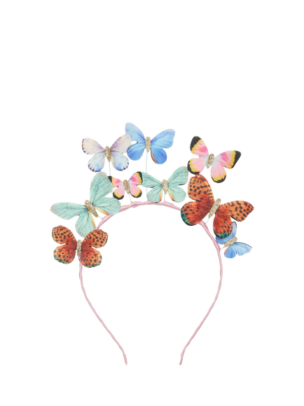 Mimi & Lula Kids' Butterfly Headdress, Multi, Multi