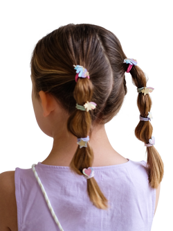 Mimi & Lula Kids' Dreamy Unicorn Hair Clips, Pack of 8, Multi - view 2, Multi