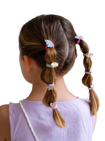 Mimi & Lula Kids' Dreamy Unicorn Hair Clips, Pack of 8, Multi - view 2, Multi