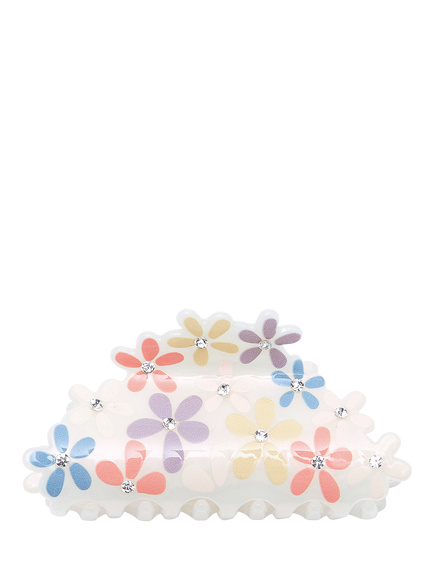 Mimi & Lula Kids' Flower Claw Clip, Pastel, Pastel