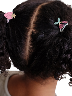 Mimi & Lula Kids' Fruit Salad Hair Ponies, Pack of 8, Multi - view 2, Multi