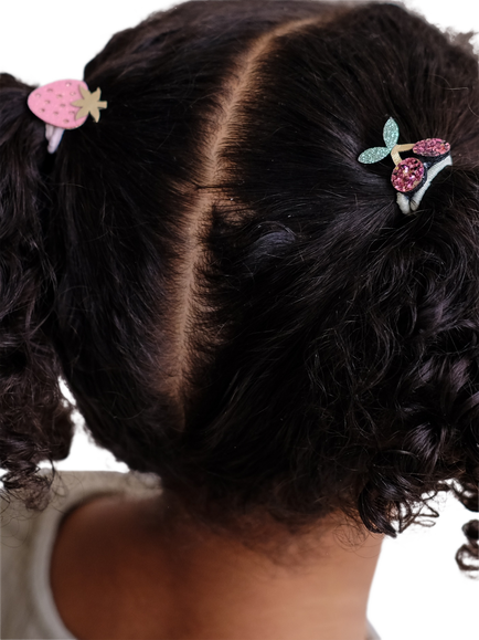 Mimi & Lula Kids' Fruit Salad Hair Ponies, Pack of 8, Multi - view 2, Multi