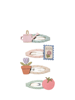 Mimi & Lula Kids' Gardening Hair Clips, Pack of 4, Multi, Multi