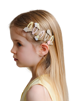 Mimi & Lula Kids' Mini Ice Cream Hair Clips, Pack of 5, Multi - view 2, Multi