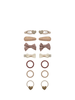 Mimi & Lula Kids' My First Hair Accessories Starter Set, Pack of 14, Neutral, Neutral