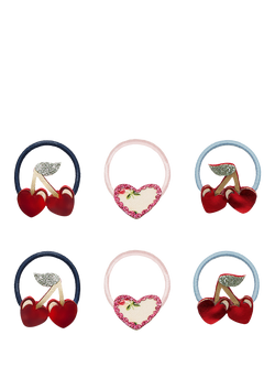 Mimi & Lula Kids' Cherry Mini Ponies, Pack of 6, Red, Red