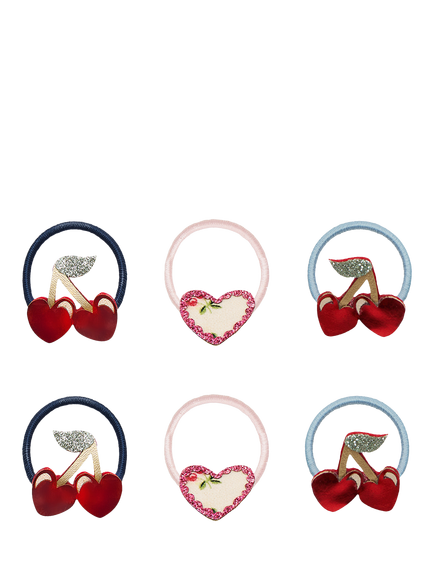 Mimi & Lula Kids' Cherry Mini Ponies, Pack of 6, Red, Red