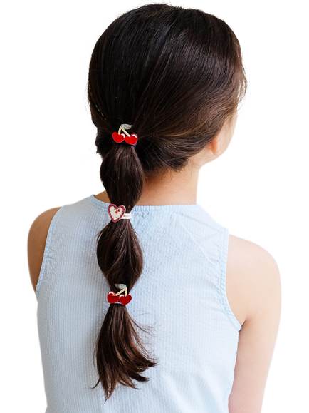 Mimi & Lula Kids' Cherry Mini Ponies, Pack of 6, Red - view 2, Red