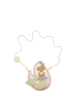 Mimi and Lula Kids' Glitter Mermaid Bag, Metallic, Metallic