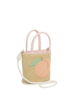 Mimi & Lula Kids' Glitter Peach Basket, Neutral, Neutral