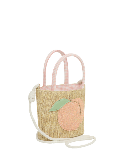 Mimi & Lula Kids' Glitter Peach Basket, Neutral, Neutral