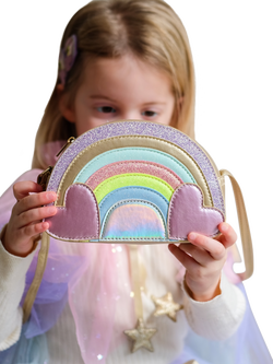 Mimi & Lula Metallic Rainbow Bag, Multi - view 2, Multi