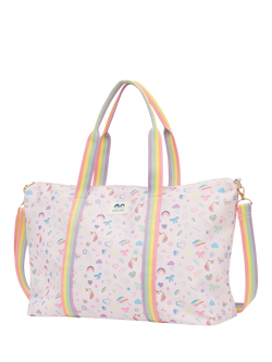 Mimi and Lula Kids' Unicorn Weekend Holdall Bag, Purple, Purple