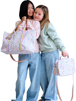 Mimi and Lula Kids' Unicorn Weekend Holdall Bag, Purple - view 2, Purple