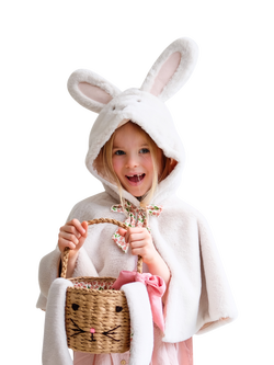 Mimi & Lula Kids' Bunny Cape, Cream - view 2, Cream