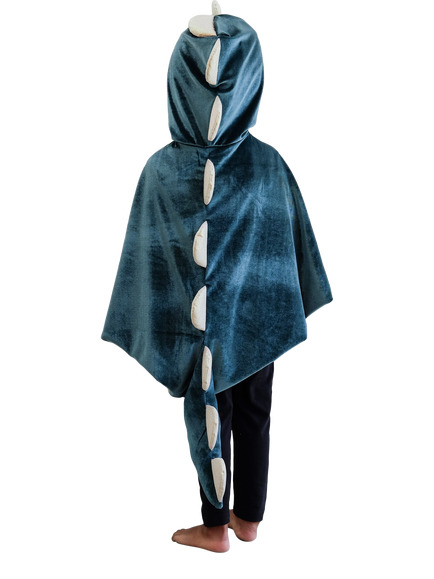 Mimi & Lula Kids' Friendly Dino Cape, Green - view 2, Green